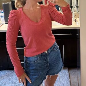 Nation LTD Coral Long Sleeve Tee